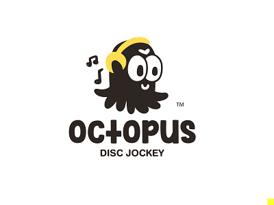 cartoon logo octopus branding design icon illustration ip logo vector 动物 卡通