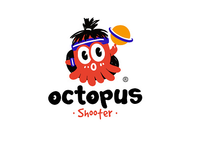 cartoon logo octopus