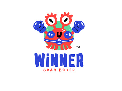 cartoon logo Crab
