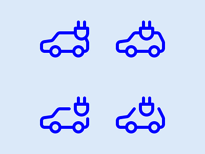 Electric Car car electric icon
