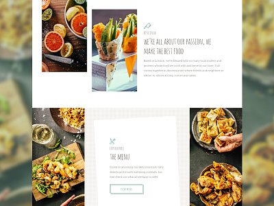 Restaurant menu experimentation