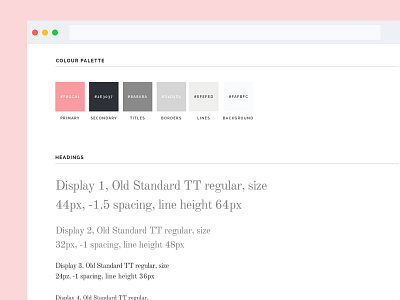 UI Styleguide