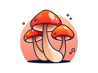 Mashroom🍄🍄 animate animation art concept design flat design gradiant graphic icon icon design iconography illustraion illustrations logo mashroom🍄🍄 ui vector