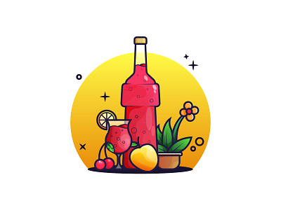 🍹🍹 animate animation art concept design first shoot flat design icon illustration vector