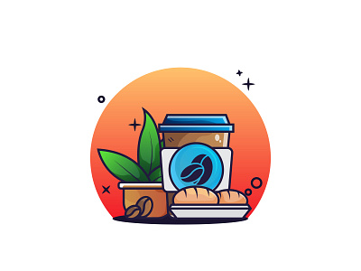 Coffee Time☕☕ animate animation coffeee design first first shoot flat design icon illustration vector
