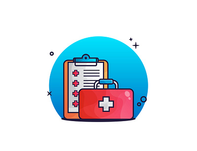 Medical Checklist 📝💊 animate ceklist concept design gradient health healthcare icon illustration medic medical medical app medical care medical design