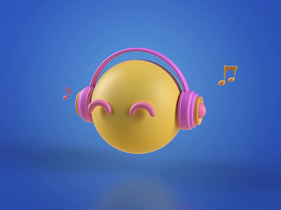 3D icon-Music 3d animation ar design icon logo simple vr