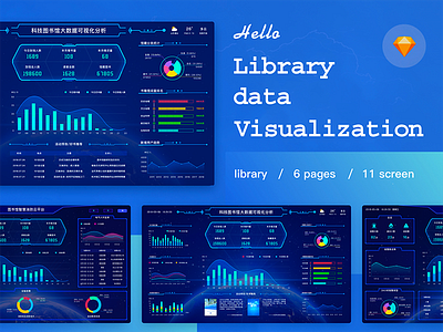 Library data visualization