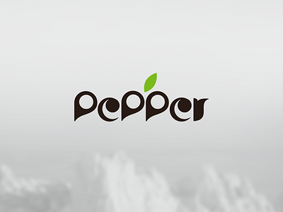 Pepper logo typography