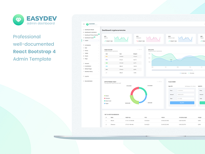 EasyDev Admin Template admin app clean dashboard template web
