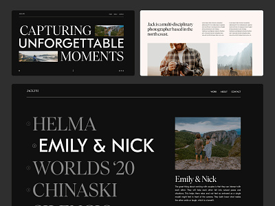 Photography — Website Concept design interaction photograhy ui ux web website