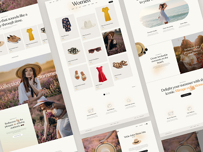 Mirage — Screens animation art direction design ecommerce interaction motion photography ui ux web website