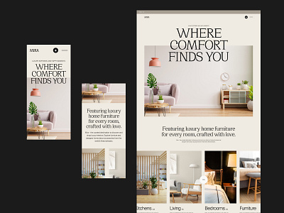 Luxury Furniture — Explorations accessories decor design furniture home interaction layout ui ux web website