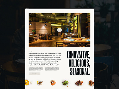 PAYL® — Restaurant Homepage 01 branding design drinks editorial food illustration interaction menu motion restaurant typography ui ux web website