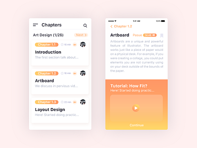 Updating Chapters App with Play Auto Reading - UI Design admin app branding characer dashboard design flat graphics illustration illustrator ios iphone logo photoshop sketch type ui ux web website