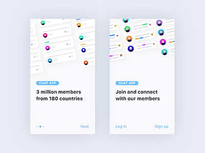 Member app Onboarding & Sample Statutes -  UI Design