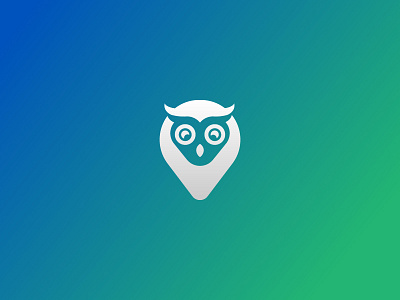 owl point logo design concept