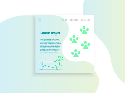webpage cover for pets animalcare cover dachshund design dog pets savedog web