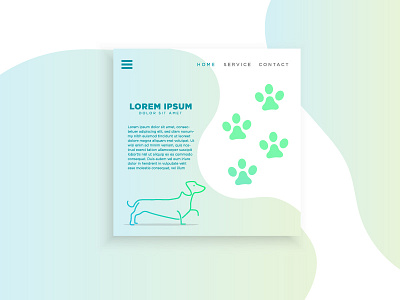 webpage cover for pets