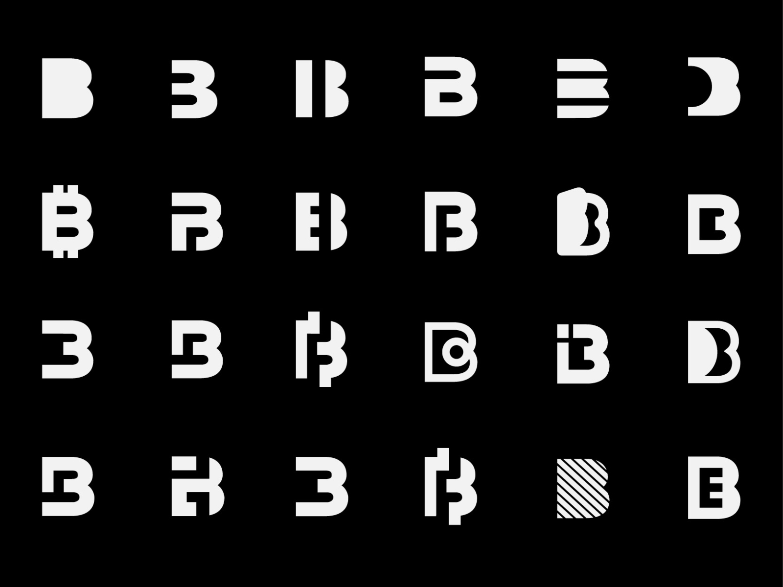 Letter B Logo SVG Collection Monogram by Vectoryzen on Dribbble