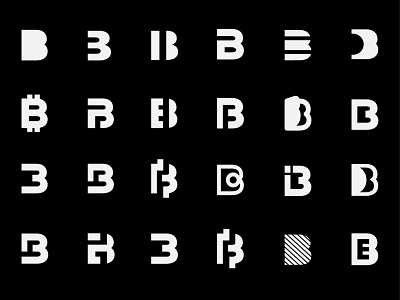 Download Letter B Logo Svg Collection Monogram By Vectoryzen On Dribbble