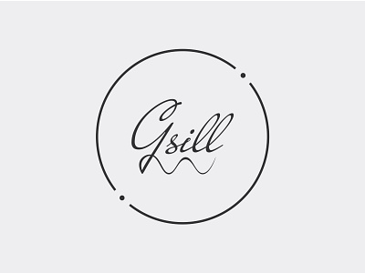 GreenSill minimal and aesthetic logo aesthetic logo sewing simple