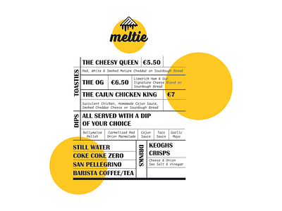 Food menu and logo design flyer foodmenu grid menu menudesign minimal