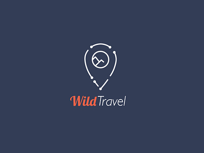 Travel Logo adobeillustator branding flat icon logo