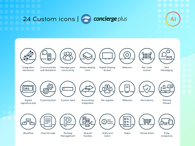 Concierge plus - 24 Icons