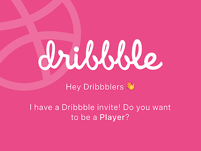 Dribbble Invites