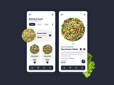 Food App Design. adobexduikit android android app design app design application branding design ecommerce home page figmadesign home pagedesign ios ios app design mobile app mobile app design mobile ui ui uiux uiuxdesign uiuxdesigner vector illustration