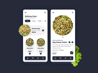 Food App Design.