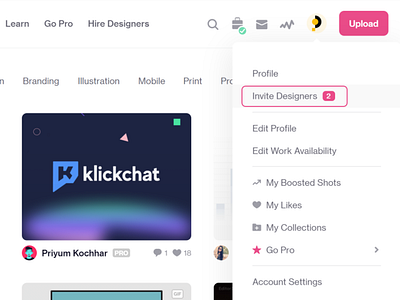 2 Dribbble Invites