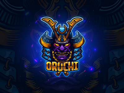 Orochi Team dota esport game leagueoflegends logo mobilelegends ronin samurai