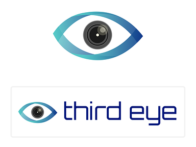 Third eye Logo branding design flat icon illustration illustrator logo minimal typography vector