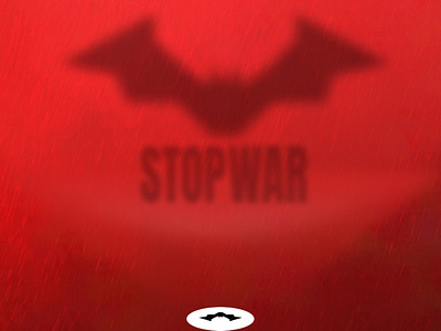 Stop War batman design graphic design illustration vector
