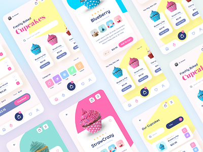 Cupcakes - Mobile UI design Concept #Figma app cupcake cupcakes figma figmadesign iphone mobile mobileapp mobileappdesign ui uidesign uimobile user interface userinterfacedesign ux uxdesign