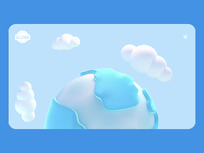3d Earth - UI Concept #AdobeXD #Principle 3d adobexd blue design earth motion design principle ui uidesign uidesigner user experience userinterface userinterfacedesign ux uxdesign webdesign websitedesign