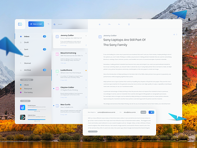 Mac Mail App - Redesign Concept design designer dribbble ideas mail mail app photoshop ui uidesign uidesigner userexperience userinterface ux uxdesign uxdesigner uxui webdesign webdesigner websitedesign wireframe