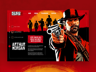 Red Dead Redemption - UI Concept