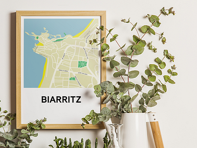 BTZ flat design map maps vector
