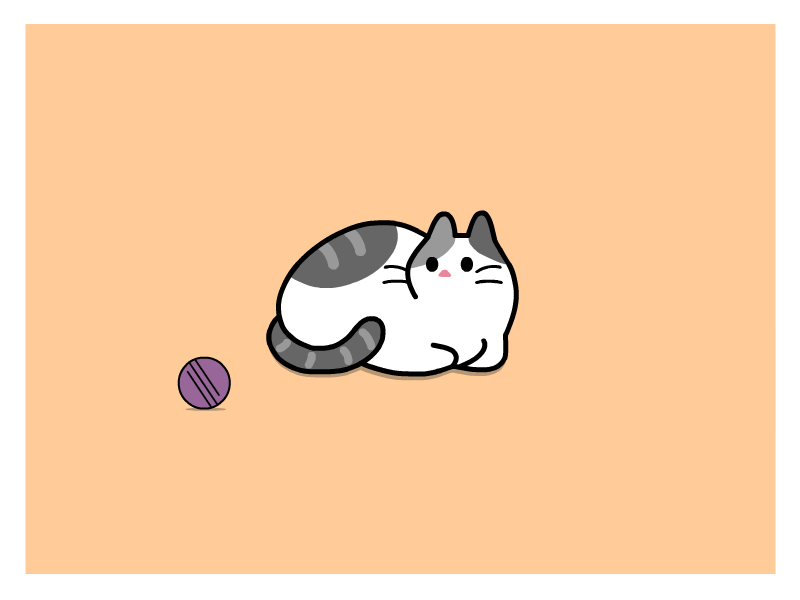 Cat animate animation cat illustration