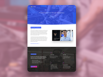 TruVideo Site Redesign design ecommerce landing page layout responsive ui ux webdesign website website designer