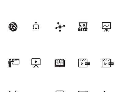 Icon branding business design icon logo set symbol vector web