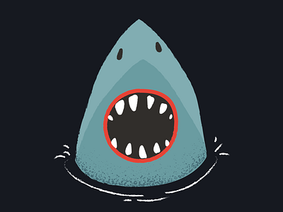 Ocean Friends | White Shark character design illustration illustrator mascot ocean procreate shark white shark