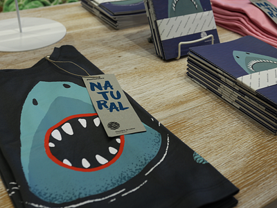 Ocean Friends | White Shark T-shirt character graphic design illustration mascot ocean procreate shark t shirt white shark