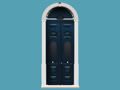 Door nº9 affinity design door doors illustration vector