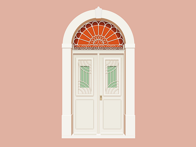 Door nº# 2d 2d art affinity design door doors flat illustration portugal vector