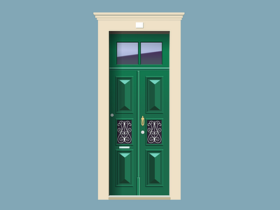Door 2d 2d art affinity design door doors flat illustration madeinaffinity portugal vector