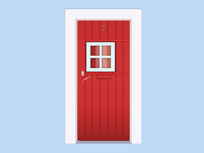 Door 2d 2d art affinity design door doors flat illustration madeinaffinity portugal vector